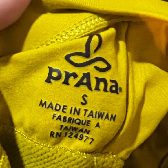 Prana Yellow Ruched Tie Front Camisole - Picture 3 of 4